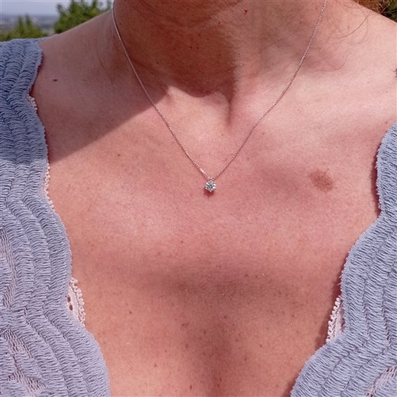 Collar Golay Mujer in Oro blanco Diamante 0.50 Ct PL017WDI 0.50 D SI1 - PL017WDI 0.50 D SI1